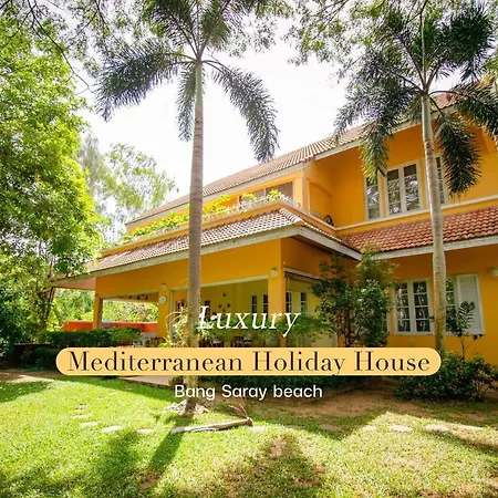 300M From Beach - Luxury Mediterranean Holiday House - Pets Welcome Bang Sare Exterior photo